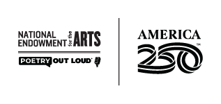 Black horizontal NEA America 250 Logo.